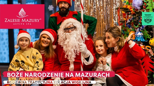 Rodzinne Boże Narodzenie w Hotelu Zalesie Mazury Active SPA atrakcje dla dzieci pakiety hoteli