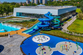 aquapark fala szczecin baseny zewnętrzne park wodny plac zabaw