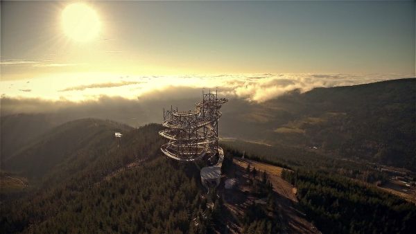 Sciezka W Oblokach Skywalk Dolni Morava Czechy Wieza Widokowa